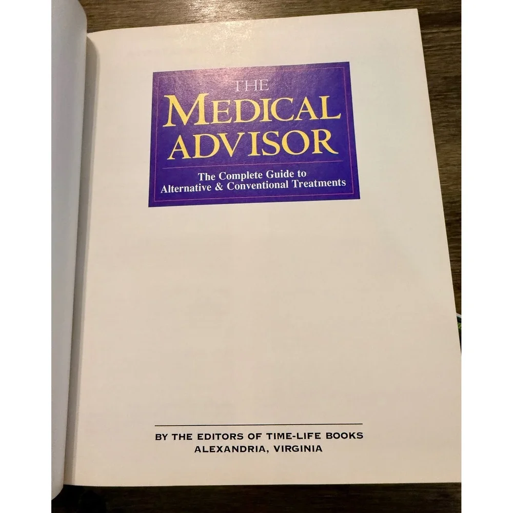 Time Life Books The Medical Advisor Hardcover Good Alternative Treatments 1996